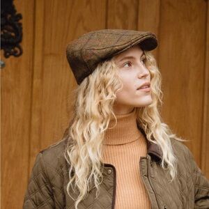Classic Brown Tweed Flat Cap